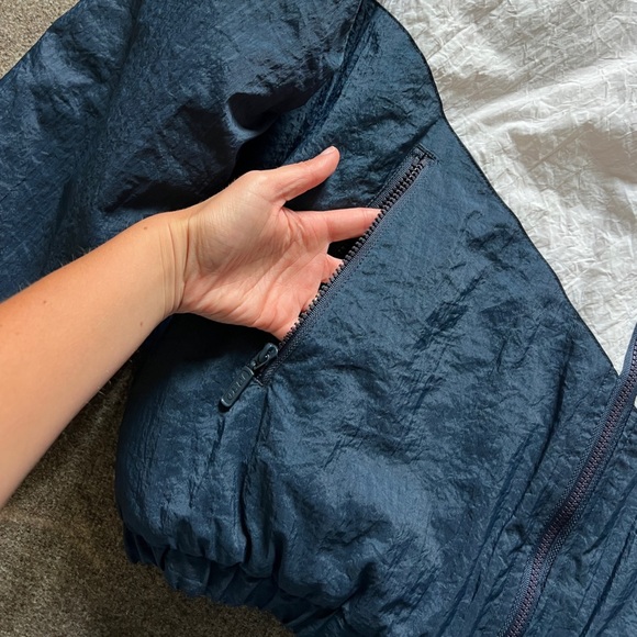 Vintage Pro Classics Nylon Bomber Jacket Men’s XL Retro Red Blue Quilted Lining - Picture 5 of 15